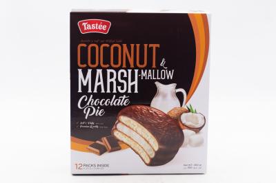 Печенье бисквитное Tastee Coconut Marshmallow Chocolate Pie со вкусом кокоса 300 гр