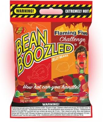 Жевательные конфеты Jelly Belly Bean Boozled Flaming Five ассорти 54 гр