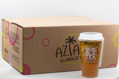 Напиток б/а негаз. Aziano Bubble Tea со вкусом Ананаса и Джус болами со вкусом Маракуйи (Россия) 450мл